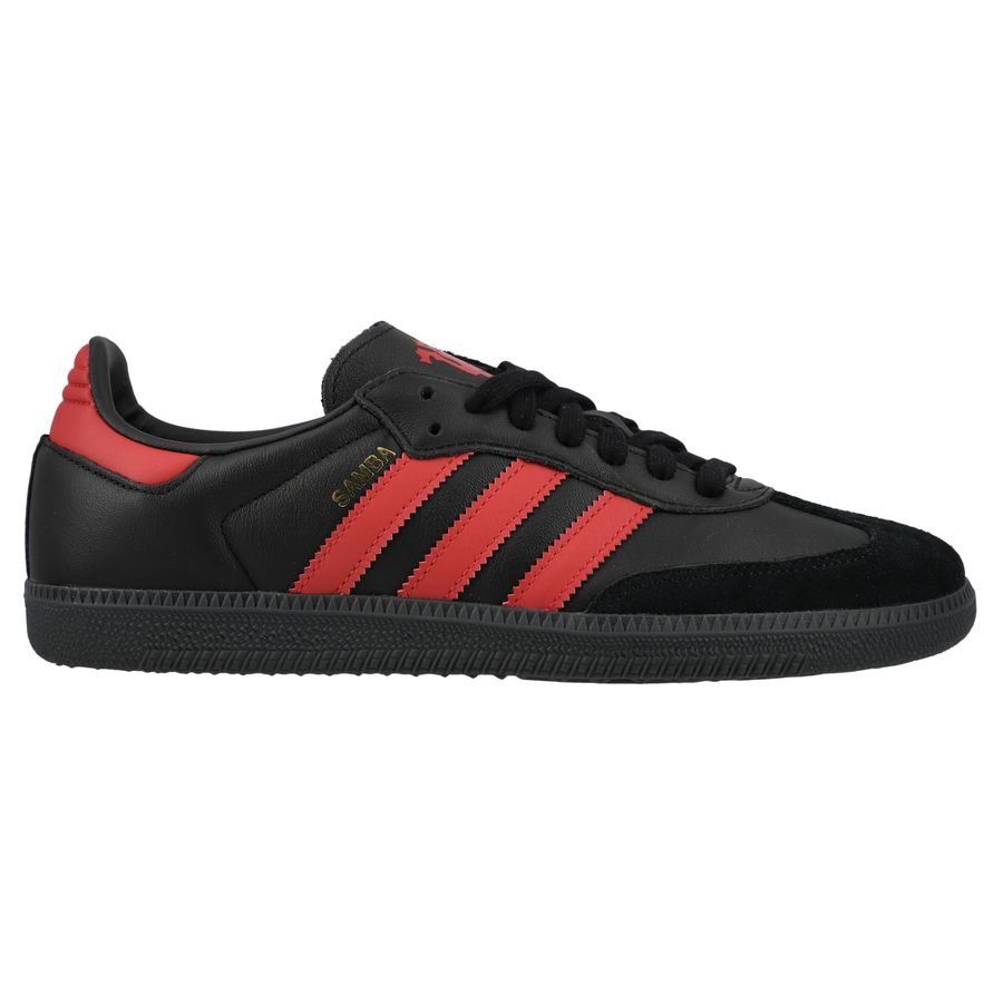 adidas Samba Manchester United - Core Black/Mufc Red - Men's-SoccerKits Hub | Buy Soccer Jerseys Online
